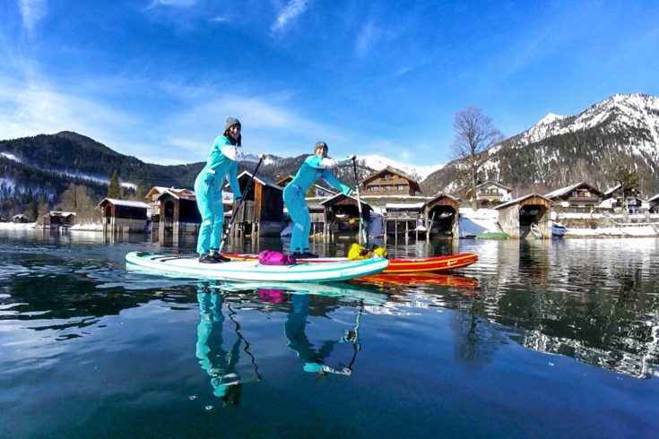 Mit dem SUP auf dem Walchensee